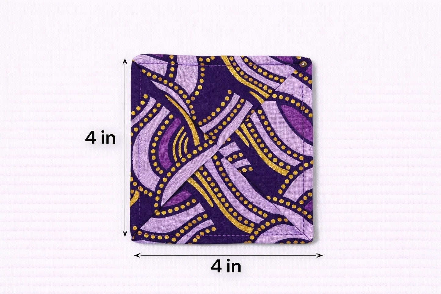 Handcrafted African Fabric Corner Bookmark - Unique Cultural Gift for Book Lovers