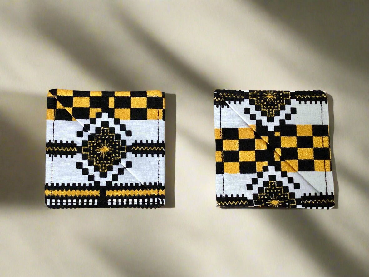 Handmade African Fabric Corner Bookmark – Unique Gift for Book Lovers | Colorful Page Marker | Cultural Boho Book Accessory - Gezia Accents