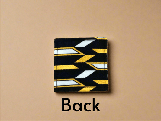 Handmade African Fabric Corner Bookmark – Unique Gift for Book Lovers | Colorful Page Marker | Cultural Boho Book Accessory - Gezia Accents