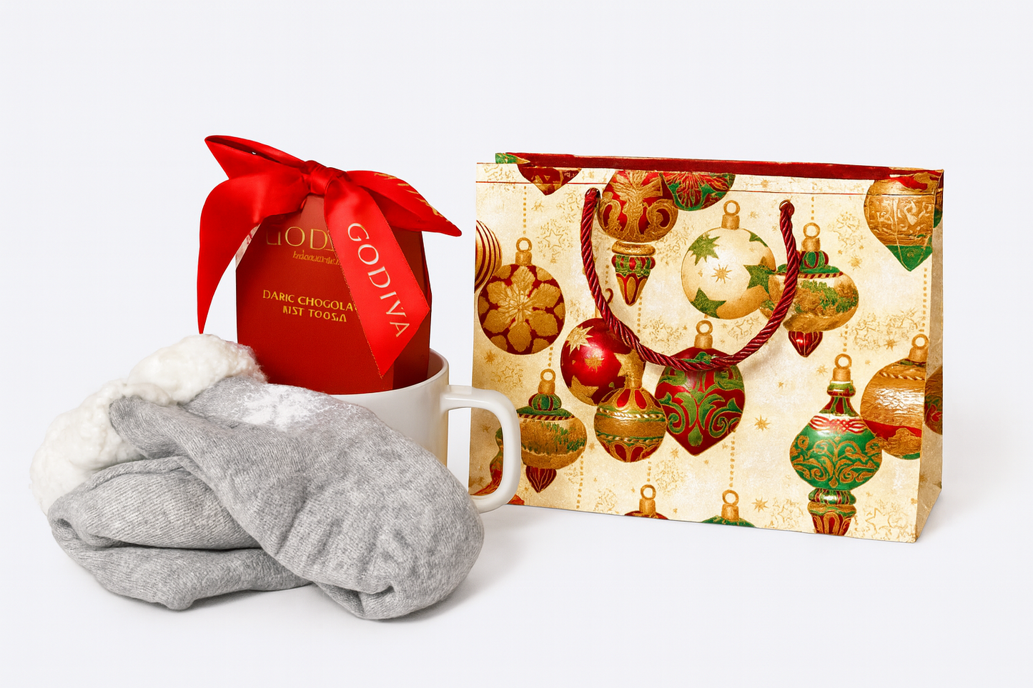 Ethnic, Fabric, Patterned, Handmade Cream, Maroon, Red, Green, and Gold Small Wardrobe Bag