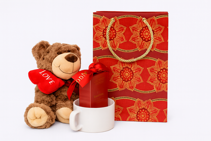 Ethnic, Fabric, Patterned, Handmade Maroon, Red, and Gold Medium Bag