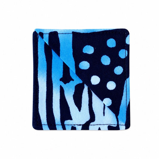 Handcrafted African Fabric Corner Bookmark - Unique Cultural Gift for Book Lovers