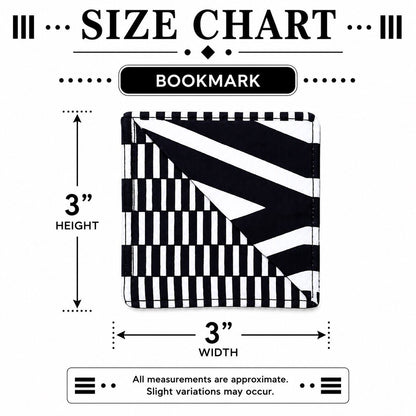 Handcrafted African Fabric Corner Bookmark - Unique Cultural Gift for Book Lovers