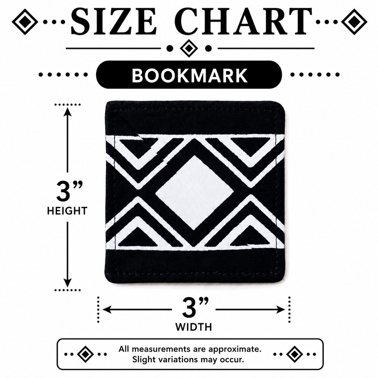 Handcrafted African Fabric Corner Bookmark - Unique Cultural Gift for Book Lovers