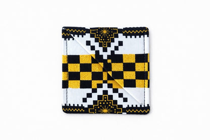 Handcrafted African Fabric Corner Bookmark - Unique Cultural Gift for Book Lovers