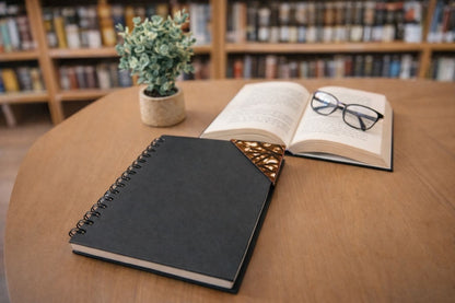 Handmade African fabric bookmark in book lifestyle shot