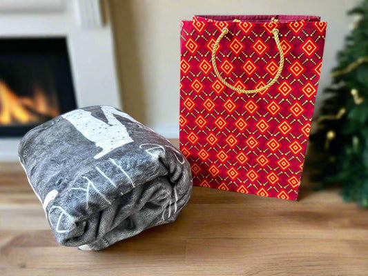 Ethnic, Fabric, Patterned, Handmade Berry, Maroon, Red, and Gold Medium Bag - Gezia Accents