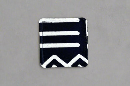 Ethnic, Fabric, Patterned, Handmade Black and White Bookmark - Gezia Accents