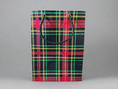 Ethnic, Fabric, Patterned, Handmade Black, Red, Green and Gold Small Bag - Gezia Accents