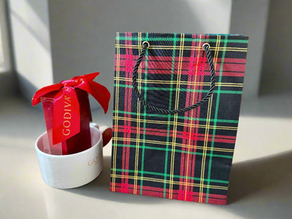 Ethnic, Fabric, Patterned, Handmade Black, Red, Green and Gold Small Bag - Gezia Accents