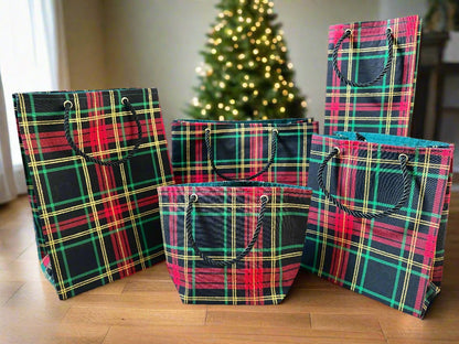 Ethnic, Fabric, Patterned, Handmade Black, Red, Green and Gold Small Bag - Gezia Accents