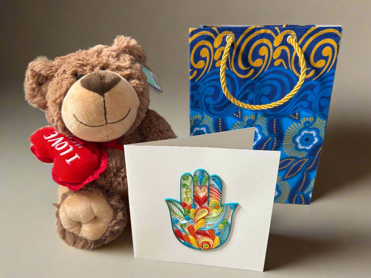 Ethnic, Fabric, Patterned, Handmade Dark Blue, Blue, Light Blue, White, and Gold Small Bag - Gezia Accents