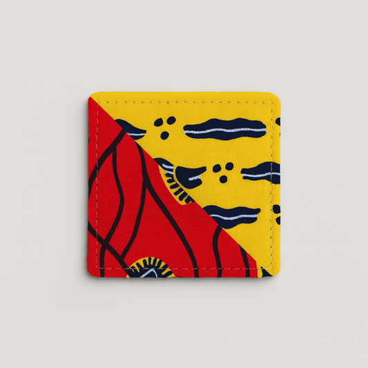 Handcrafted African Fabric Corner Bookmark - Unique Cultural Gift for Book Lovers - Gezia Accents