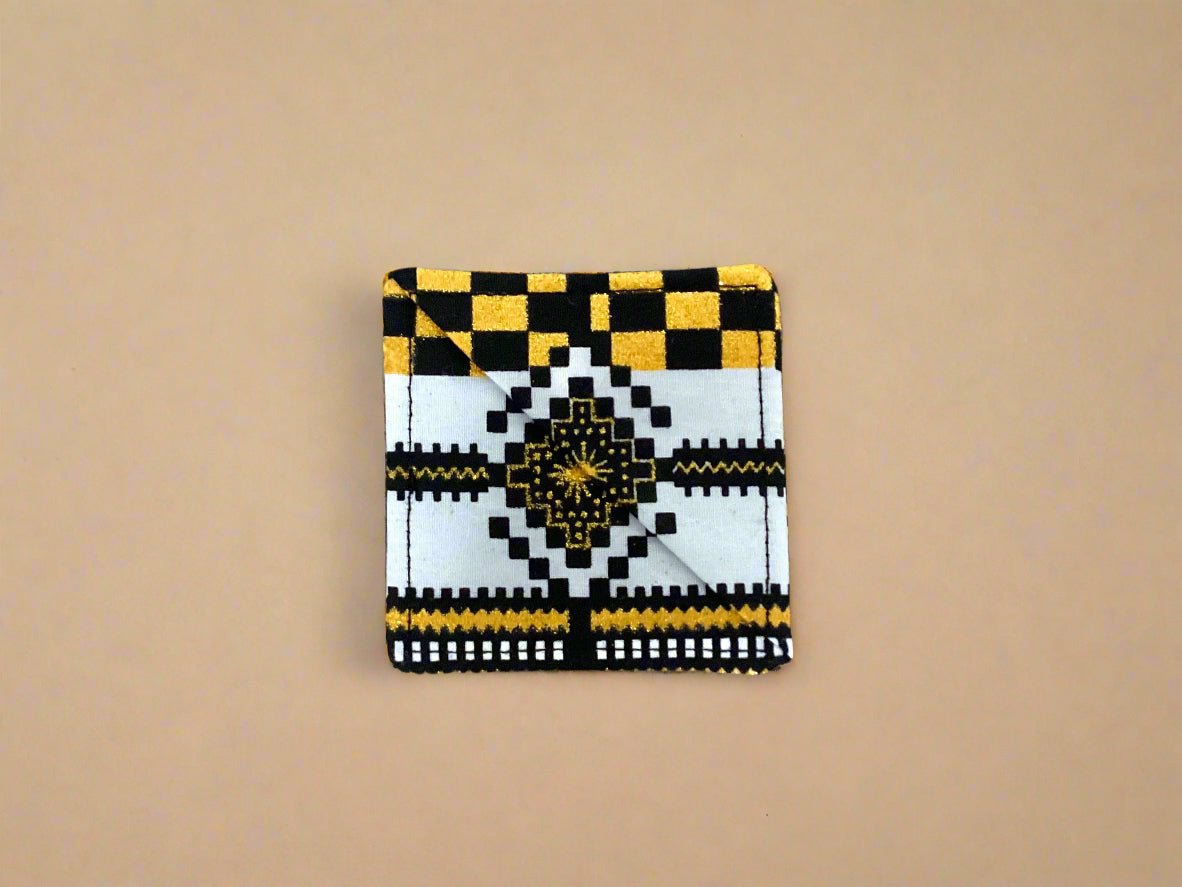 Handmade African Fabric Corner Bookmark – Unique Gift for Book Lovers | Colorful Page Marker | Cultural Boho Book Accessory - Gezia Accents