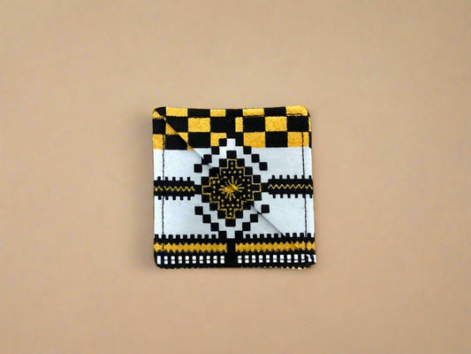 Handmade African Fabric Corner Bookmark – Unique Gift for Book Lovers | Colorful Page Marker | Cultural Boho Book Accessory - Gezia Accents