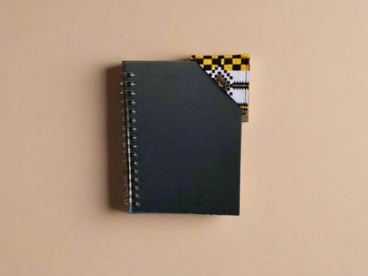 Handmade African Fabric Corner Bookmark – Unique Gift for Book Lovers | Colorful Page Marker | Cultural Boho Book Accessory - Gezia Accents