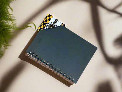 Handmade African Fabric Corner Bookmark – Unique Gift for Book Lovers | Colorful Page Marker | Cultural Boho Book Accessory - Gezia Accents