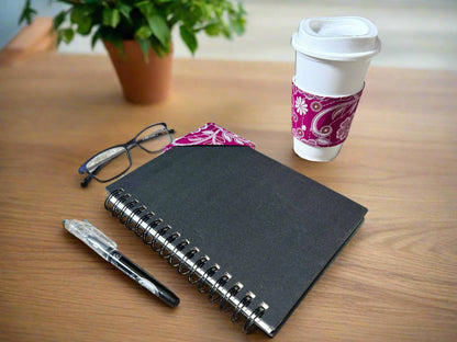 🌍 Handmade African Wax Print Cup Sleeve | Reusable Coffee Cozy | Ethnic Fabric Drink Sleeve | Eco - Friendly Gift for Coffee & Tea Lovers ☕🌿 - Gezia Accents