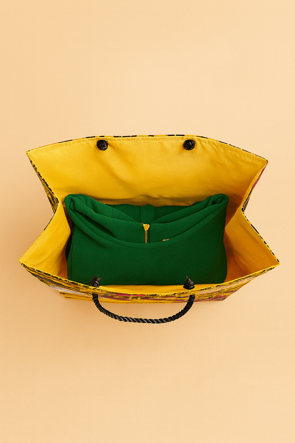 🎁 Handmade African Wax Print Medium Gift Bag | Reusable Fabric Gift Wrap | Eco - Friendly Cultural Bag for Clothing, Spa Sets & Accessories 🌍♻️ - Gezia Accents